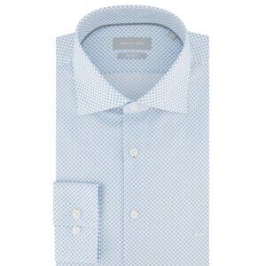 MICHAEL KORS MEN'S BLUE SLIM FIT SHIRT